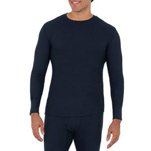 men's recycled waffle thermal underwear crew top (1 and 2 packs)
